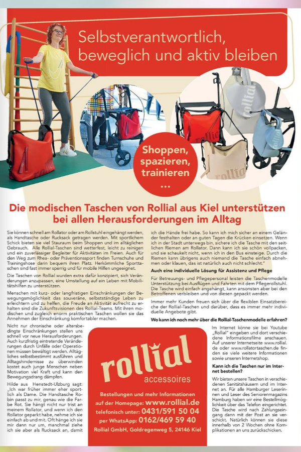 April Ausgabe Seniorenmagazin Hamburg