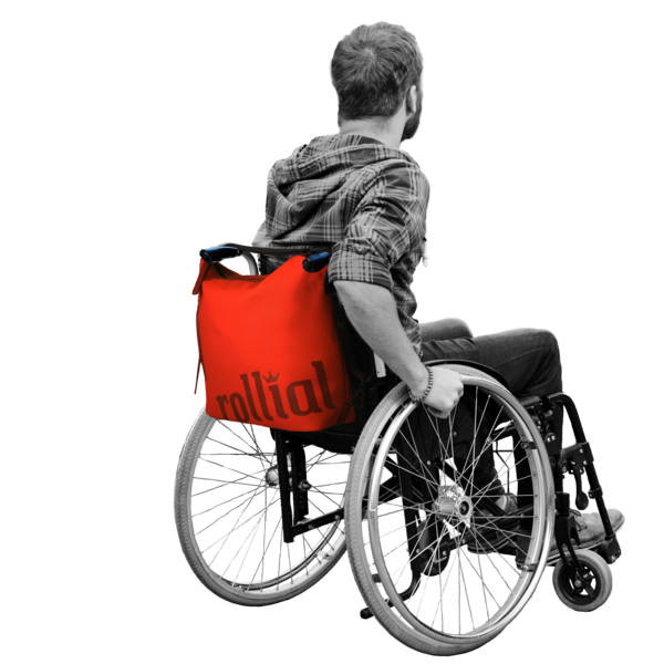 Modell Robin karamell Rollstuhl Tasche Geschenkfür Rollatorfahrer